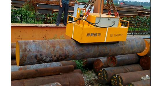 HT圓鋼磁力吊具_(dá)單根、單排或成捆鋼管吊具